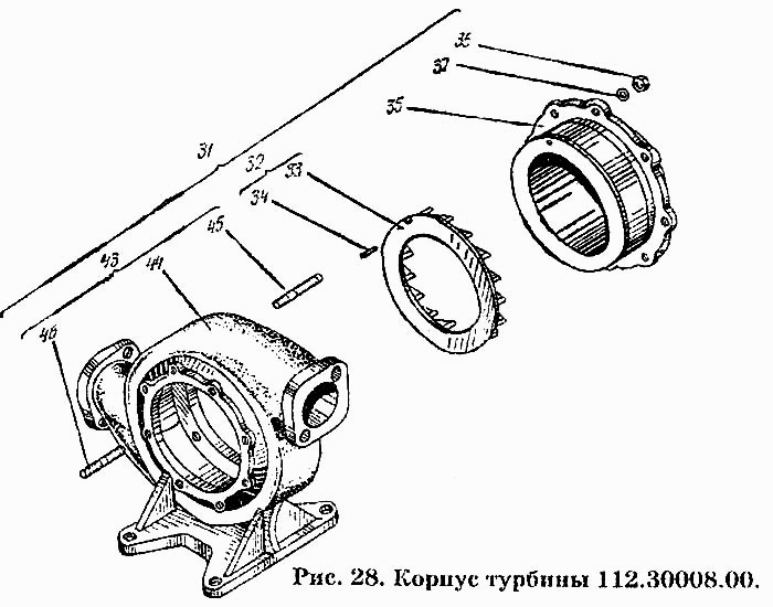 Корпус турбины 112.30008.00  