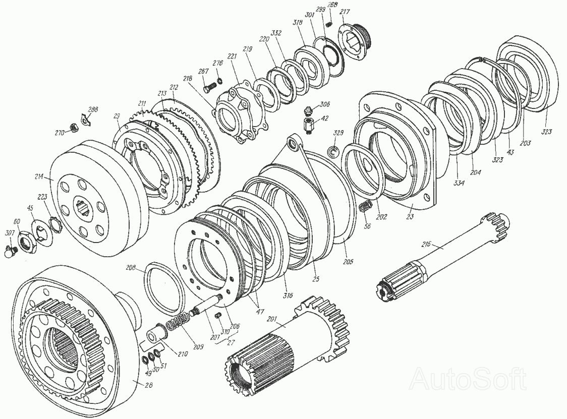 Фрикцион левый 8.10.050  