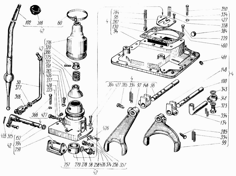 Коробка передач (ХС-95Ц15Хр Хомутик стяжкой) 