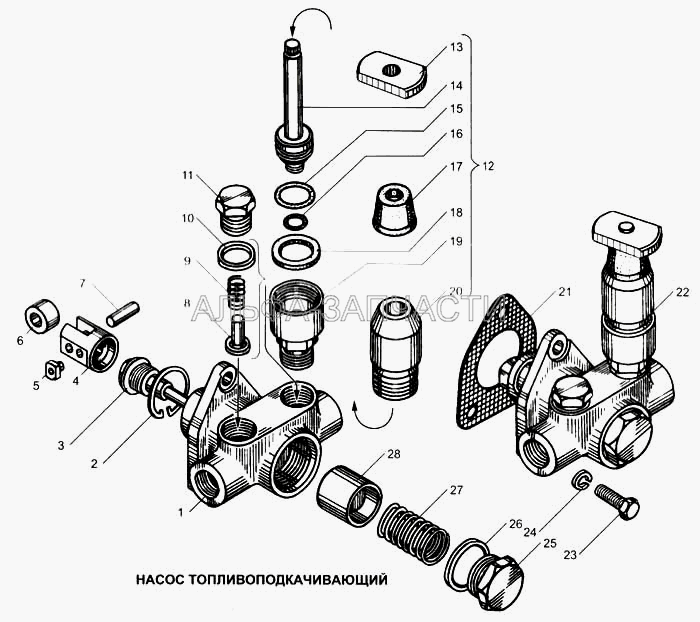 Насос топливоподкачивающий  