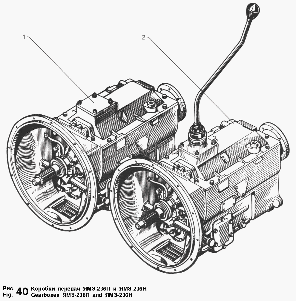 Коробка передач ЯМЗ-236П и ЯМЗ-236Н  