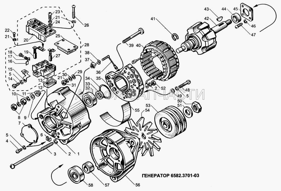 Генератор 6582.3701-03  