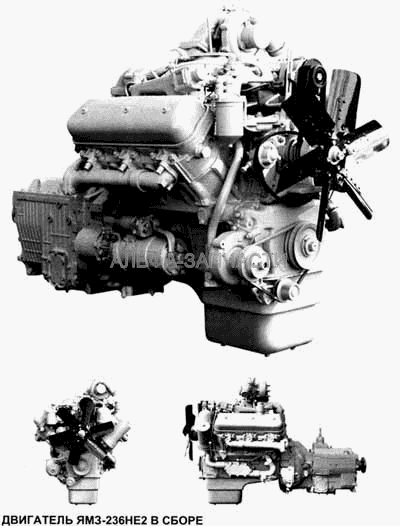 Двигатель ЯМЗ-236НЕ2 в сборе  