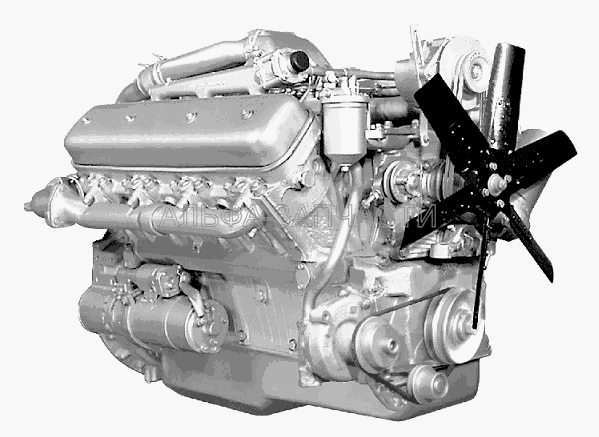 Двигатель ЯМЗ-238НД5 в сборе  