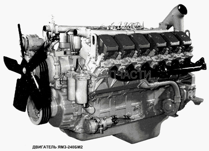 Двигатель ЯМЗ-240БМ2  