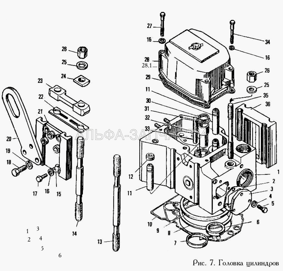 Головка цилиндров (240-1003013-Е Головка цилиндра) 