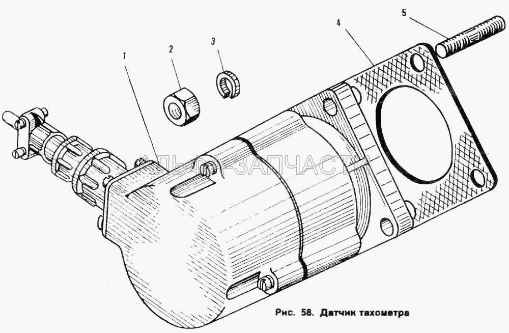 Датчик тахометра (240-3813010 Дачик тахометра) 