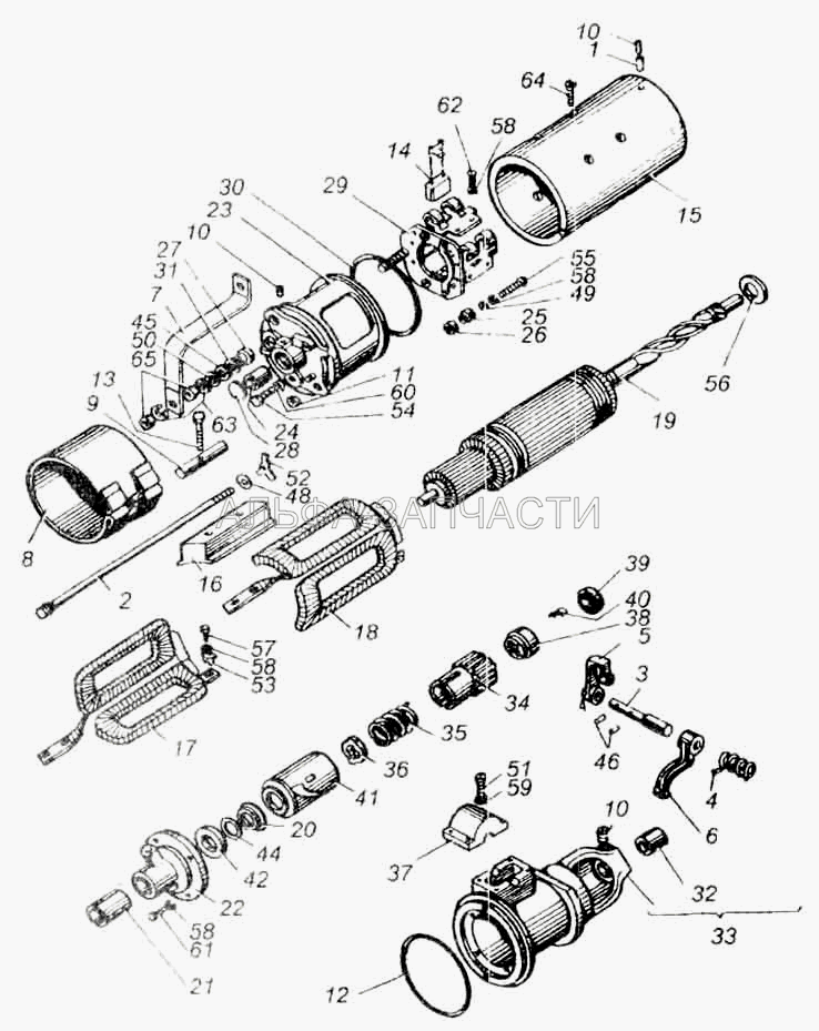 стартер (СТ103А-3708602 Пружина) 