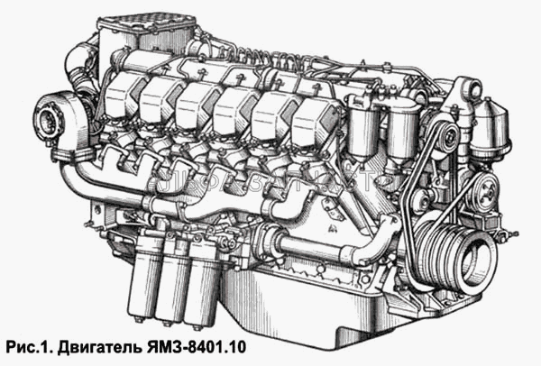 Двигатель ЯМЗ-8401.10  