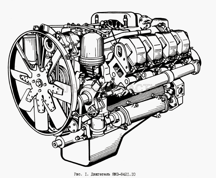 Двигатель ЯМЗ-8421.10  