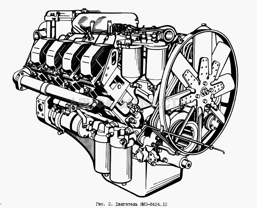 Двигатель ЯМЗ-8424.10  