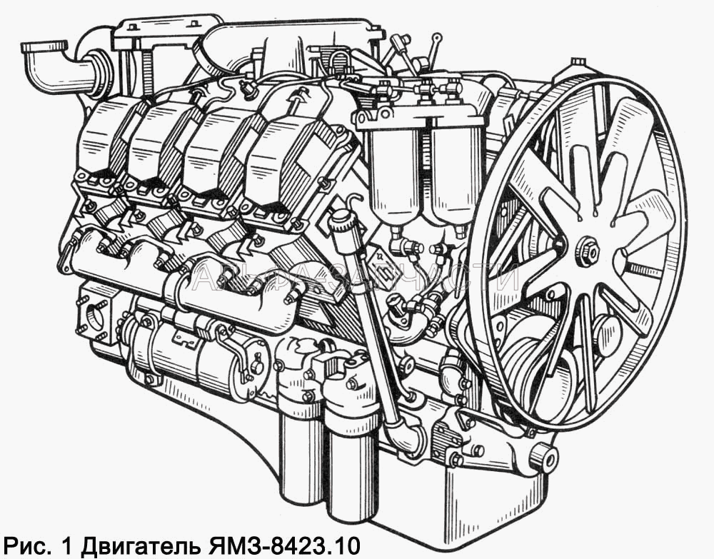 Двигатель ЯМЗ-8423.10  