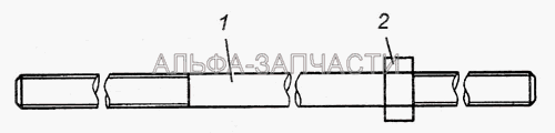 Тяга крепления радиатора в сборе Э4308-1302034  