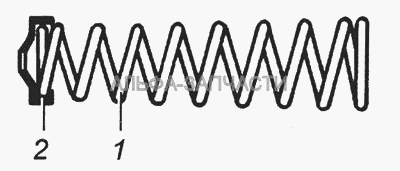 Пружина главного цилиндра управления сцеплением 5320-1602518  