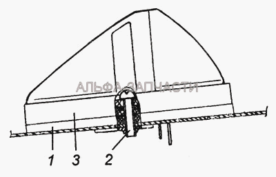 Установка габаритных фонарей 5425-3738002  