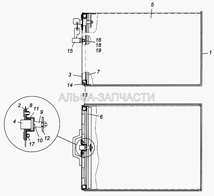 Ящик инструментальный в сборе 6520-3919015  