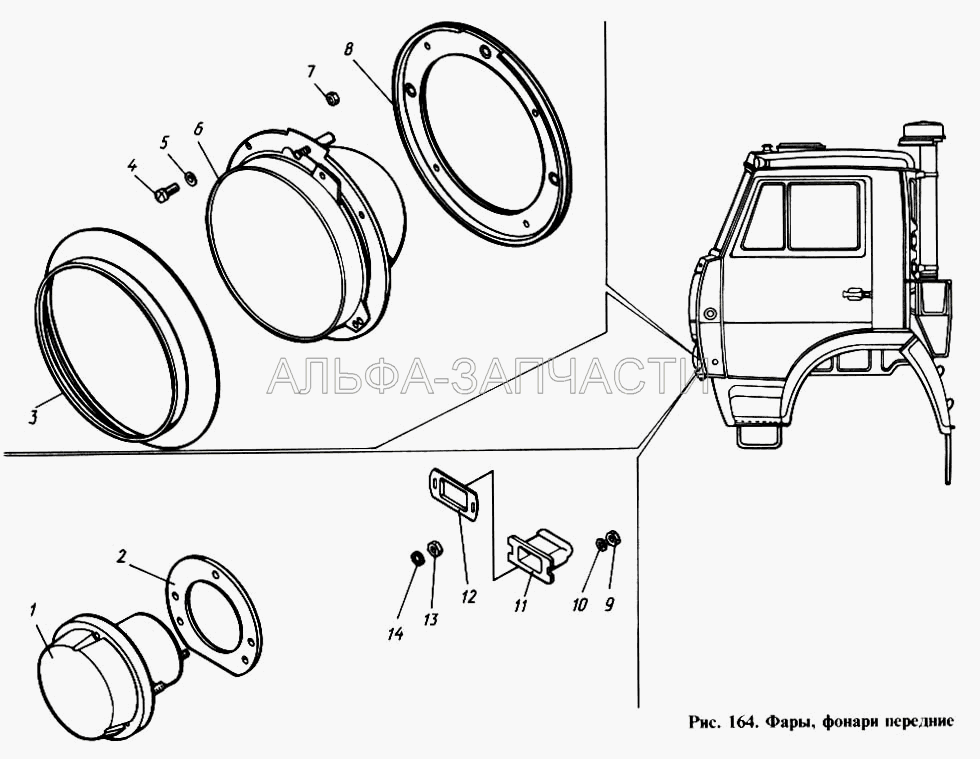 Фары, фонари передние  