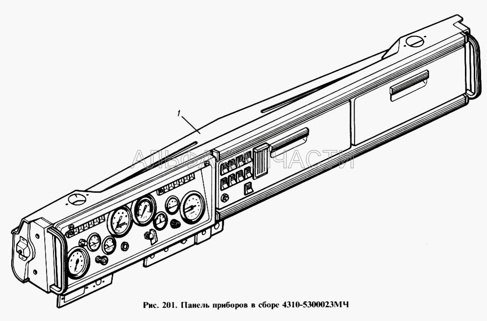 Панель приборов в сборе  