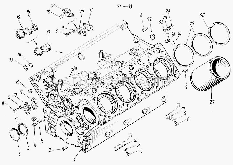 Блок цилиндров  