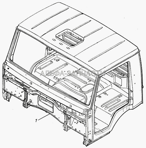 Кабина (сварка) 4310-5000020  