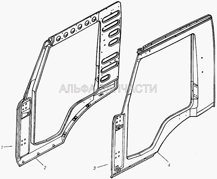 Боковина кабины левая и правая  