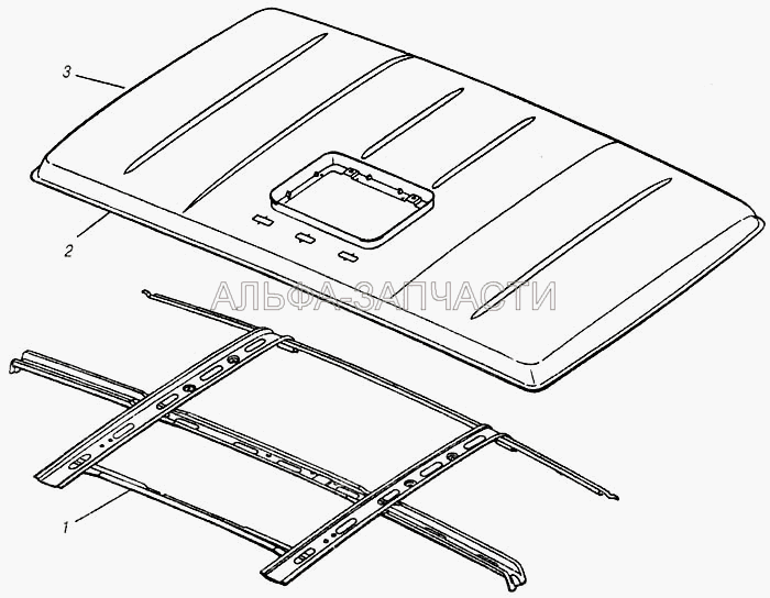 Крыша кабины  
