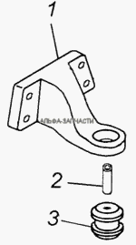 Кронштейн передней опоры силового агрегата  