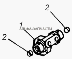 Стойка коромысел (7406.1007091 Стойка коромысел в сборе) 