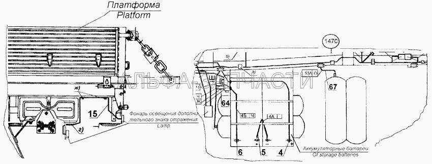 Установка проводов на шасси  