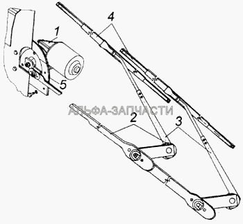 Стеклоочиститель (271.5205800 Узел рычага) 