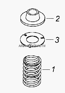 740.1117029 Пружина (740.1117114 Прокладка нижняя) 