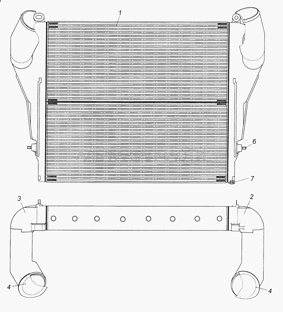 53205-1170300-01 Теплообменник охлаждения наддувочного воздуха  