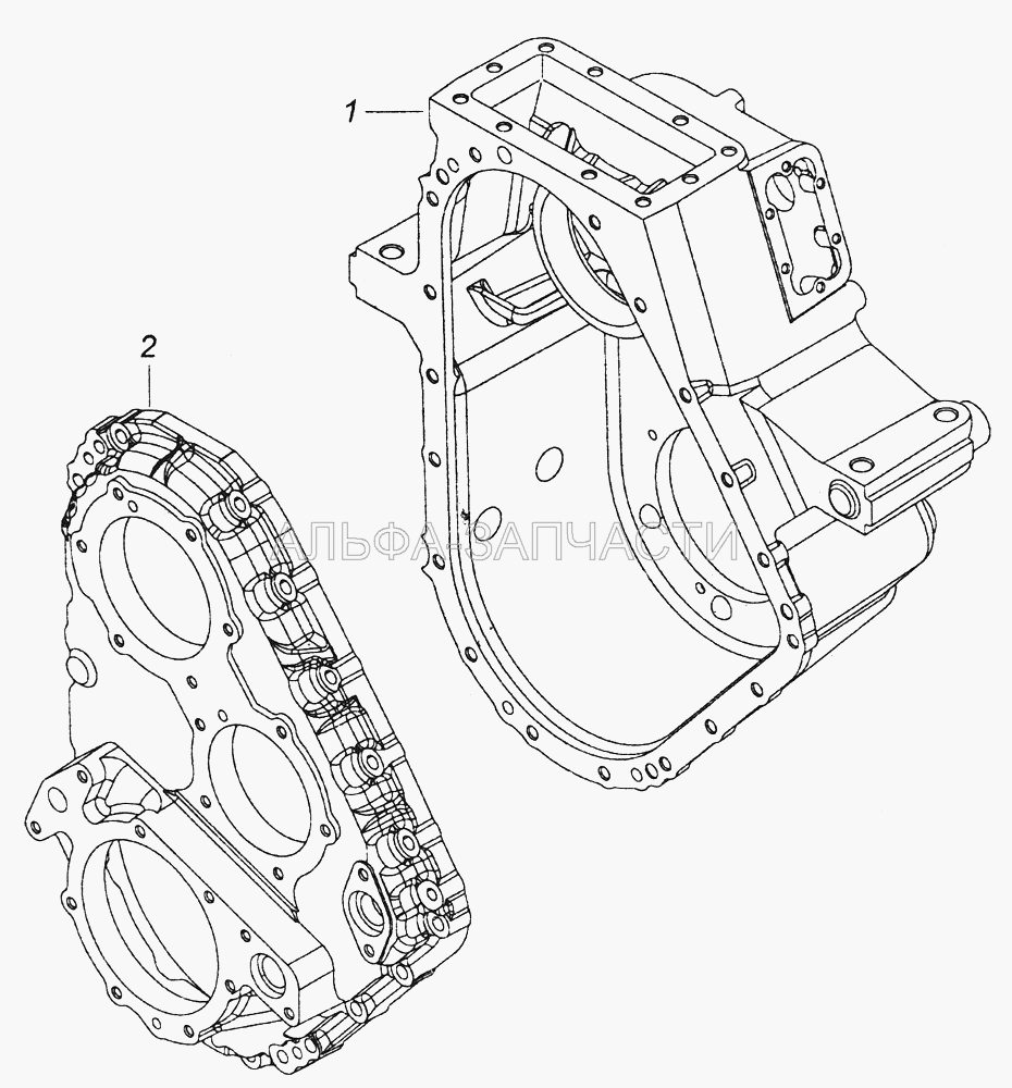 65111-1802010 Картер раздаточной коробки  