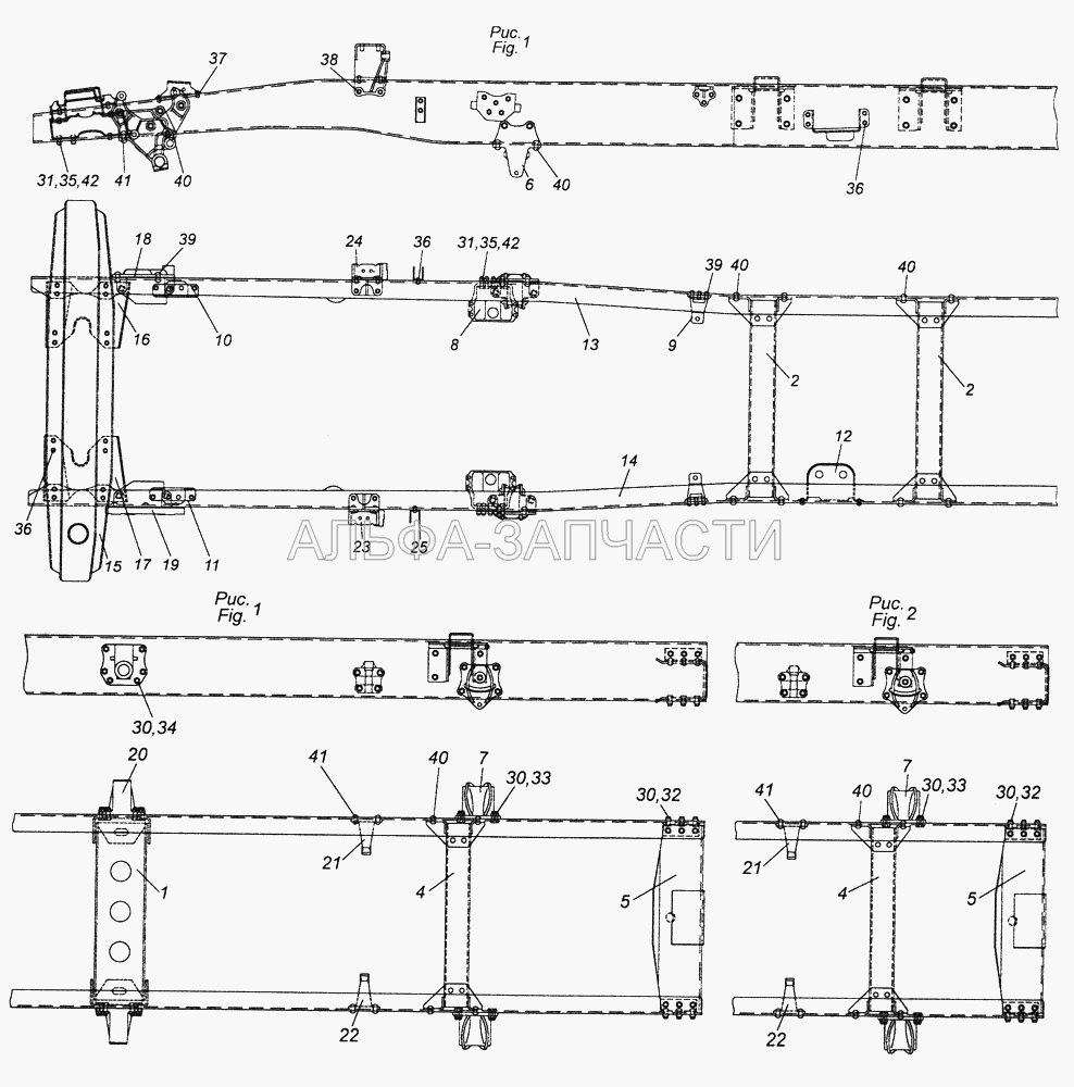 4326-2800010 Рама (251649 Гайка М16х1,5-6Н ОСТ 37.001.197-97) 