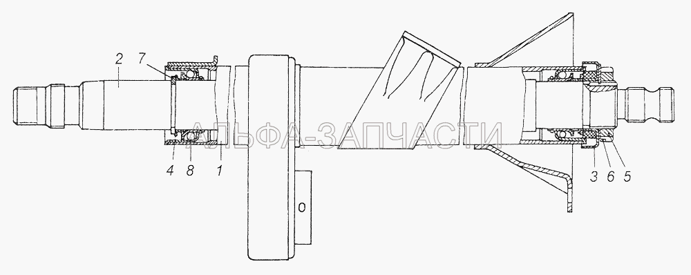 5425-3444010 Колонка рулевого управления  