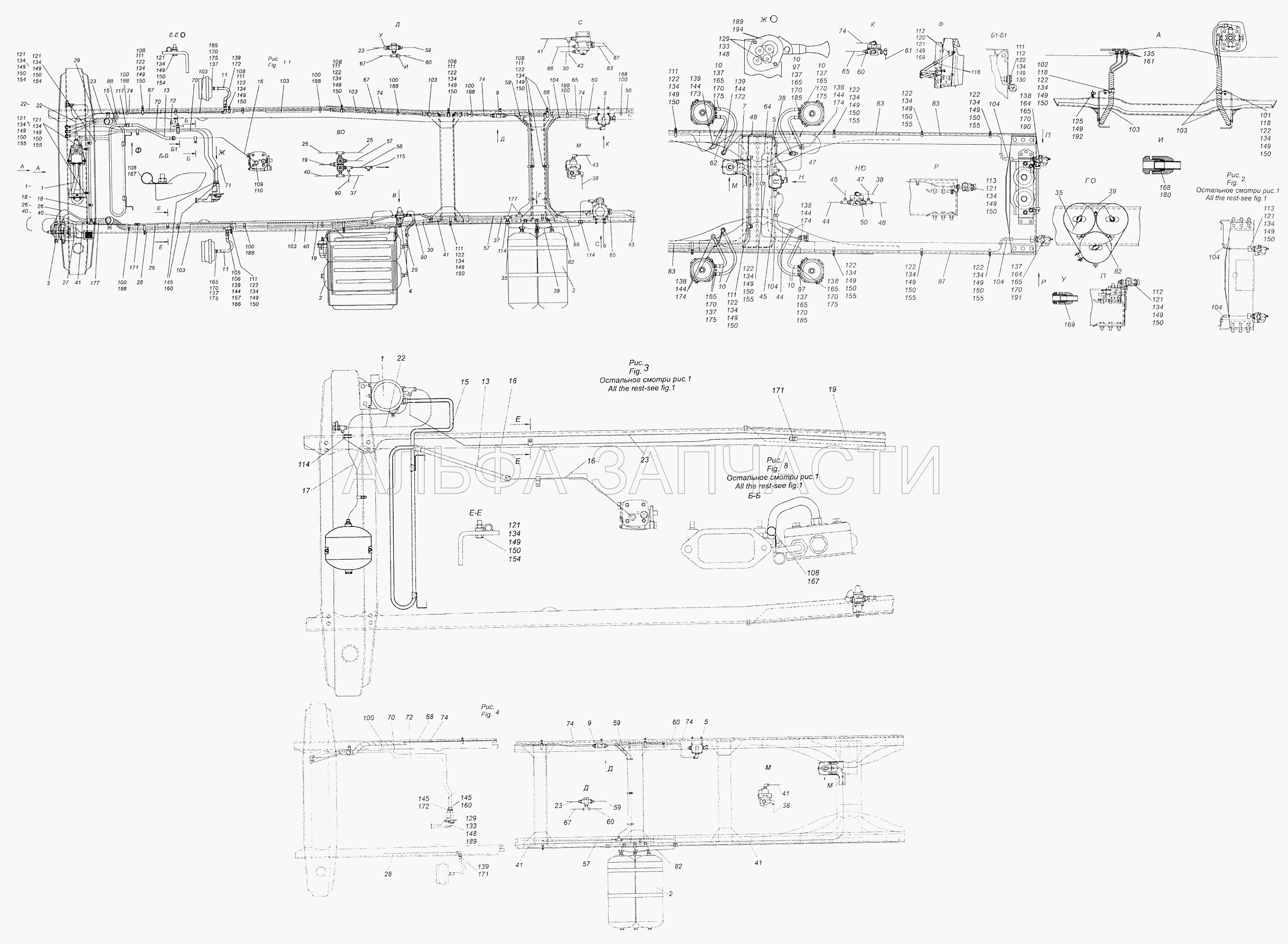 43118-3500006 Установка пневмотормозов  