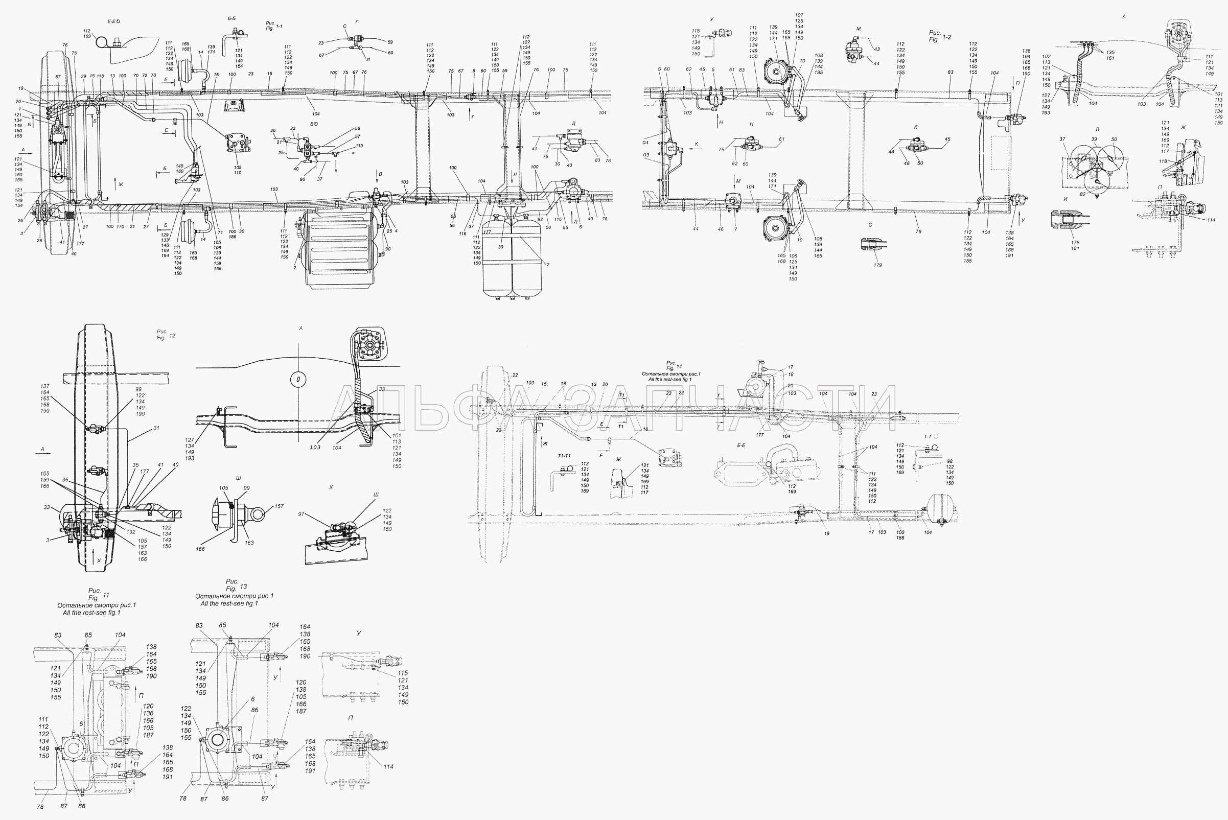 4326-3500006-86 Установка пневмотормозов (740.1003439 Кольцо уплотнительное) 