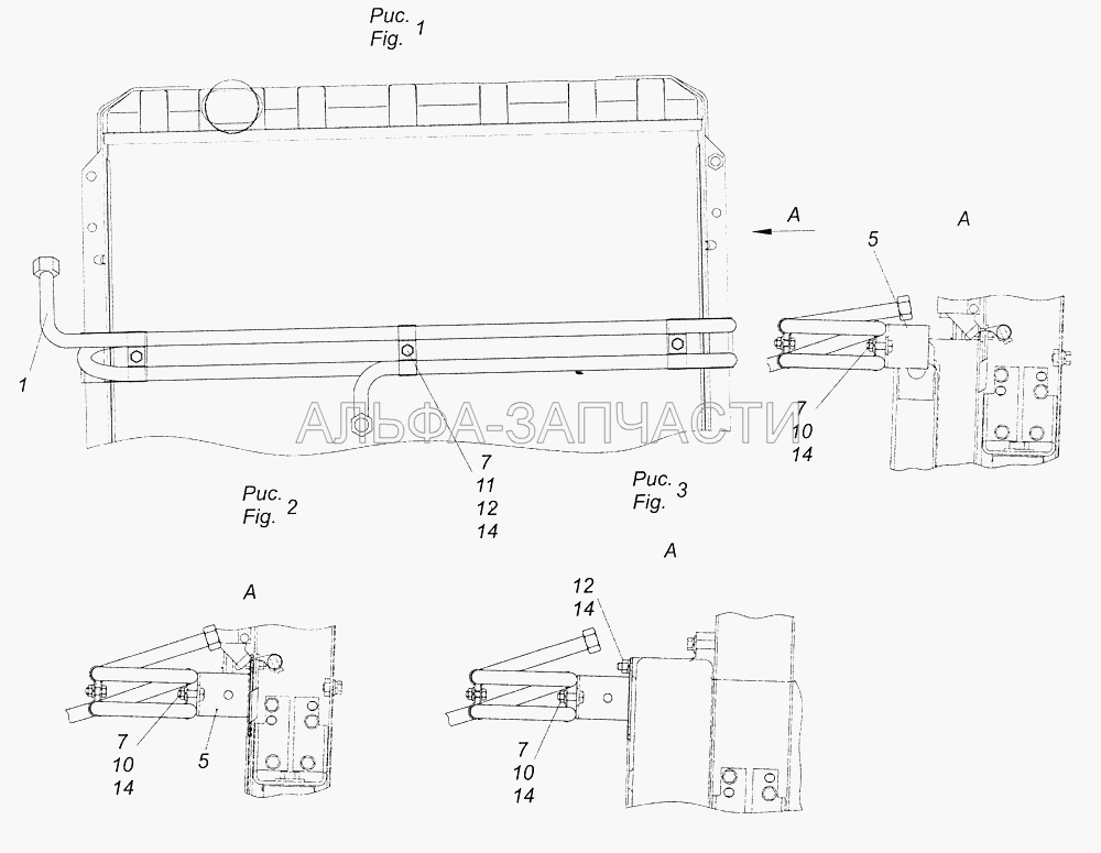 54115-3506180-17 Установка охладителя  