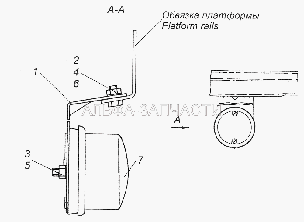 53215-3731002 Установка задних контурных фонарей  