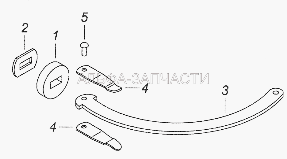 5320-6106083 Ограничитель двери  