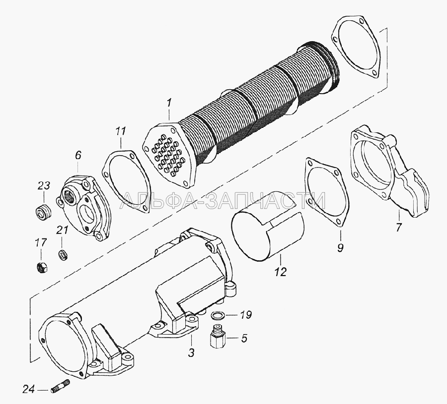 740.20-1013200-10 Теплообменник масляный  