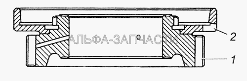 161.1701120 Шестерня второй передачи вторичного вала в сборе  