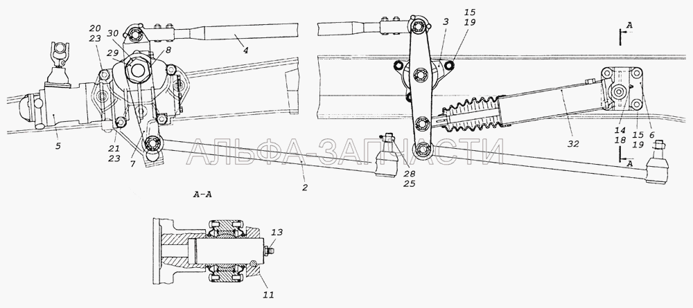 6350-3400012-10 Установка агрегатов рулевого управления  