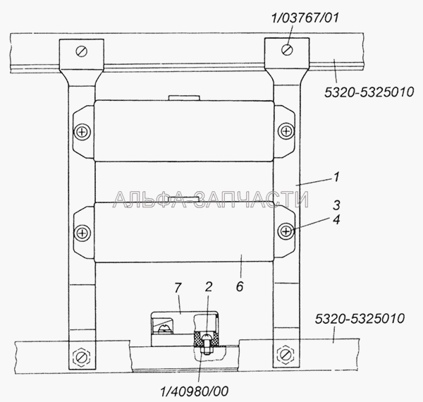 53205-3722501 Установка предохранителей  