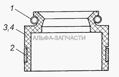 740.1007262-01 Манжета уплотнительная клапана в сборе  