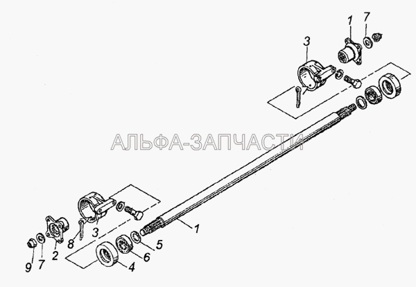 4326-4502210-01 Вал карданный промежуточный  