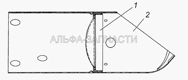 5320-1101090-10 Труба выдвижная топливного бака в сборе  