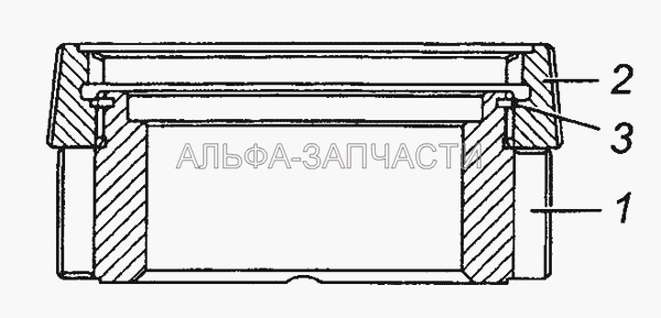 161.1701114 Шестерня четвертой передачи вторичного вала в сборе  