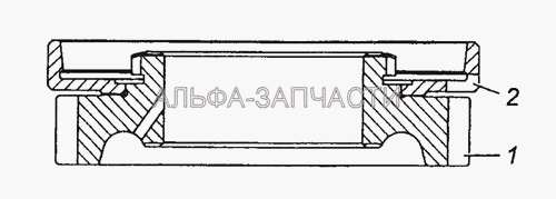 154.1701130 Шестерня третьей передачи вторичного вала в сборе  