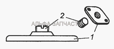 740.1002080 Заглушка водяной полости в сборе  